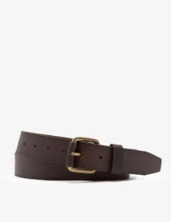 U.S. Polo Assn. MENS 38MM PEBBLE ROLLER BUCKLE BELT
