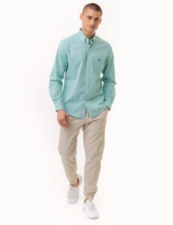 U.S. Polo Assn. GINGHAM SLUB POPLIN LONG SLEEVE SHIRT -Glimmera Cloth Shop 11C318VP PLGN 2900