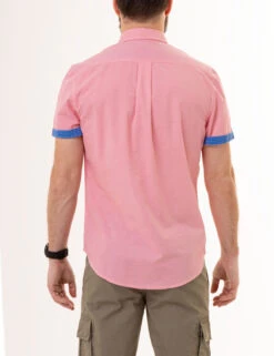 U.S. Polo Assn. SLUB POPLIN WOVEN SHIRT WITH CONTRAST FACING 15 U.S. Polo Assn. SLUB POPLIN WOVEN SHIRT WITH CONTRAST FACING -Glimmera Cloth Shop 11C333V3 RGRD 1722