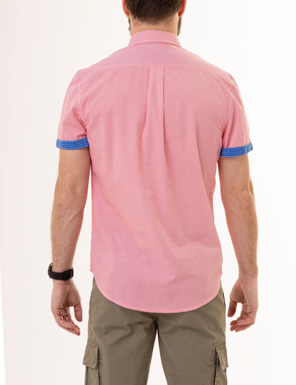 U.S. Polo Assn. SLUB POPLIN WOVEN SHIRT WITH CONTRAST FACING 8 U.S. Polo Assn. SLUB POPLIN WOVEN SHIRT WITH CONTRAST FACING - Image 8