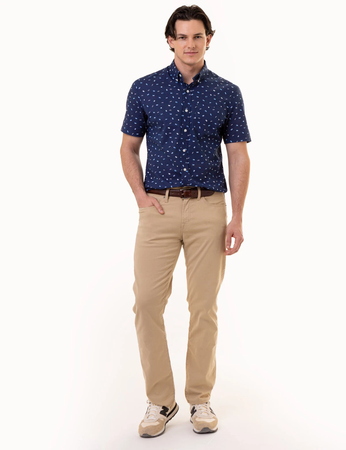 U.S. Polo Assn. ALL OVER USPA FLAG PRINT WOVEN SHIRT 2 U.S. Polo Assn. ALL OVER USPA FLAG PRINT WOVEN SHIRT - Image 2