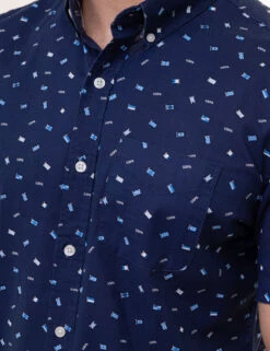 U.S. Polo Assn. ALL OVER USPA FLAG PRINT WOVEN SHIRT 11 U.S. Polo Assn. ALL OVER USPA FLAG PRINT WOVEN SHIRT -Glimmera Cloth Shop 11C341V3 CLNV 1214