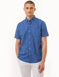 U.S. Polo Assn. DITSY PRINT SHORT SLEEVE WOVEN SHIRT