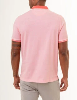 U.S. Polo Assn. ALL OVER PRINT TEXTURED COLLAR POLO SHIRT -Glimmera Cloth Shop 11C4722W PKCR 86258