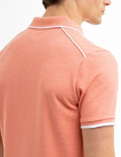 U.S. Polo Assn. USPA TEAM PIPED HEATHER PIQUE POLO SHIRT -Glimmera Cloth Shop 11C4743O BLOH 8011