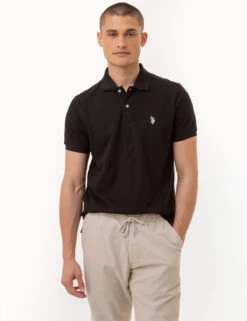 U.S. Polo Assn. SLIM FIT SOLID PIQUE POLO SHIRT