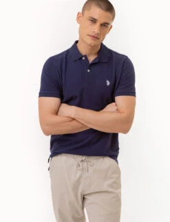 U.S. Polo Assn. SLIM FIT SOLID PIQUE POLO SHIRT -Glimmera Cloth Shop 11C5813O CNWH 2956