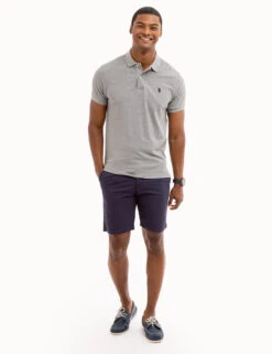 U.S. Polo Assn. SLIM FIT SOLID PIQUE POLO SHIRT -Glimmera Cloth Shop 11C5813O HGRY 8359