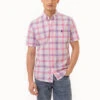 U.S. Polo Assn. PLAID POPLIN WOVEN SHORT SLEEVE SHIRT