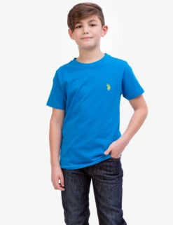U.S. Polo Assn. BOYS BASIC CREW NECK T-SHIRT -Glimmera Cloth Shop 12A68104 TLBL 5503