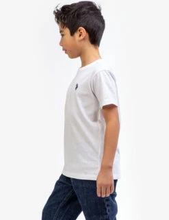 U.S. Polo Assn. BOYS BASIC CREW NECK T-SHIRT -Glimmera Cloth Shop 12A68104 WHIT 3832
