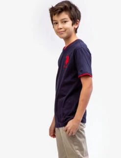 U.S. Polo Assn. BOYS BASIC V-NECK T-SHIRT -Glimmera Cloth Shop 12A68204 CLNV 3938