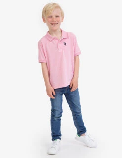 U.S. Polo Assn. BOYS PIQUE POLO SHIRT -Glimmera Cloth Shop 12A6843R PKSH 52341