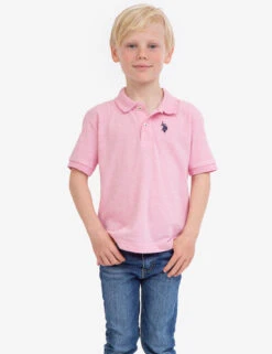 U.S. Polo Assn. BOYS PIQUE POLO SHIRT -Glimmera Cloth Shop 12A6843R PKSH 52345