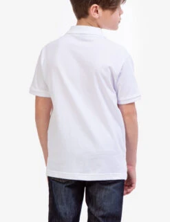 U.S. Polo Assn. BOYS SOLID PIQUE POLO SHIRT -Glimmera Cloth Shop 12A6843R WHIT 5740 f155541c 4380 4441 9422 b0518b8d7aab