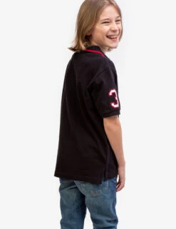 U.S. Polo Assn. BOYS PIQUE SOLID POLO SHIRT -Glimmera Cloth Shop 12A6853R BLCK 4151