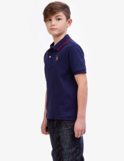 U.S. Polo Assn. BOYS SOLID INTERLOCK POLO SHIRT -Glimmera Cloth Shop 12A68698 CLNV 5628