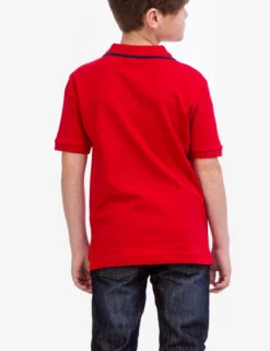 U.S. Polo Assn. BOYS SOLID INTERLOCK POLO SHIRT -Glimmera Cloth Shop 12A68698 ERED 5656