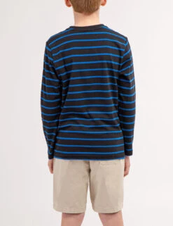 U.S. Polo Assn. BOYS LONG SLEEVE STRIPE T-SHIRT -Glimmera Cloth Shop 12C13104 BLCK 68591