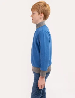 U.S. Polo Assn. BOYS QUARTER ZIP FLEECE PULLOVER -Glimmera Cloth Shop 12C2268S BRKB 68652