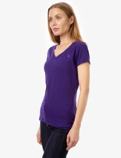 U.S. Polo Assn. V-NECK T-SHIRT -Glimmera Cloth Shop 2121200H PLAU 10863