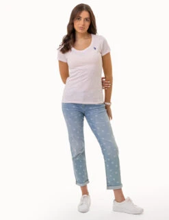 U.S. Polo Assn. SCOOP NECK T-SHIRT -Glimmera Cloth Shop 212201PO CCPK 1062