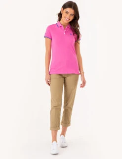 U.S. Polo Assn. TIPPED SOLID POLO SHIRT -Glimmera Cloth Shop 213160ZH PKPZ 75738