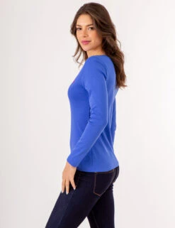 U.S. Polo Assn. LONG SLEEVE V-NECK T-SHIRT -Glimmera Cloth Shop 213285RB DZBL 79970