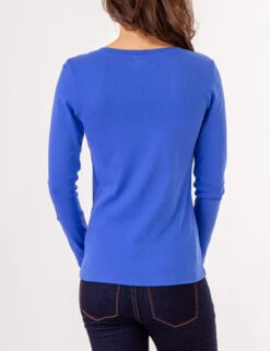 U.S. Polo Assn. LONG SLEEVE V-NECK T-SHIRT -Glimmera Cloth Shop 213285RB DZBL 79971