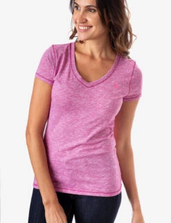 U.S. Polo Assn. SPACE DYE V-NECK T-SHIRT -Glimmera Cloth Shop 214239PO HLBR 5852