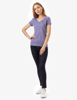 U.S. Polo Assn. SPACE DYE V-NECK T-SHIRT -Glimmera Cloth Shop 214239PO PLAU 10824