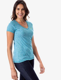 U.S. Polo Assn. SPACE DYE V-NECK T-SHIRT -Glimmera Cloth Shop 214239PO YNTQ 5429