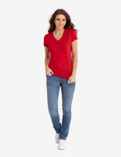 U.S. Polo Assn. V-NECK T-SHIRT -Glimmera Cloth Shop 21492006 ERED 5648
