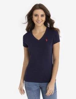 U.S. Polo Assn. V-NECK T-SHIRT -Glimmera Cloth Shop 21492006 EVBL 5559
