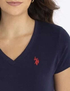 U.S. Polo Assn. V-NECK T-SHIRT -Glimmera Cloth Shop 21492006 EVBL 5563