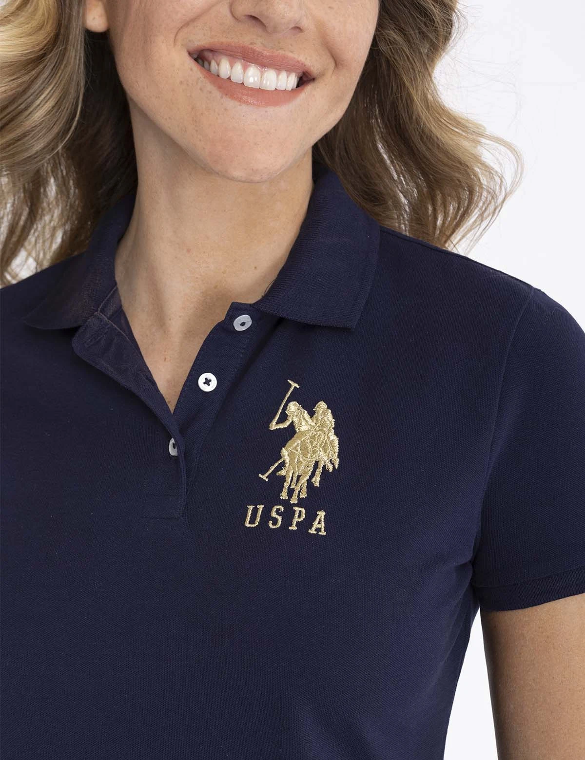 U.S. Polo Assn. USPA METALLIC PRINT POLO SHIRT 4 U.S. Polo Assn. USPA METALLIC PRINT POLO SHIRT - Image 4