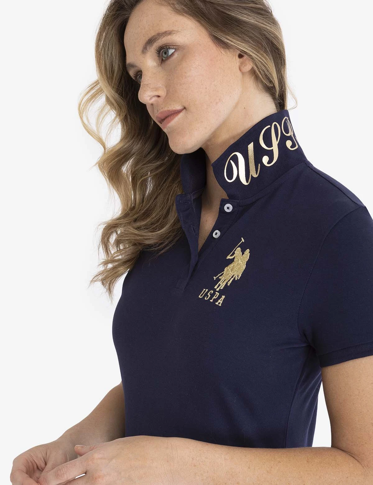 U.S. Polo Assn. USPA METALLIC PRINT POLO SHIRT 2 U.S. Polo Assn. USPA METALLIC PRINT POLO SHIRT - Image 2