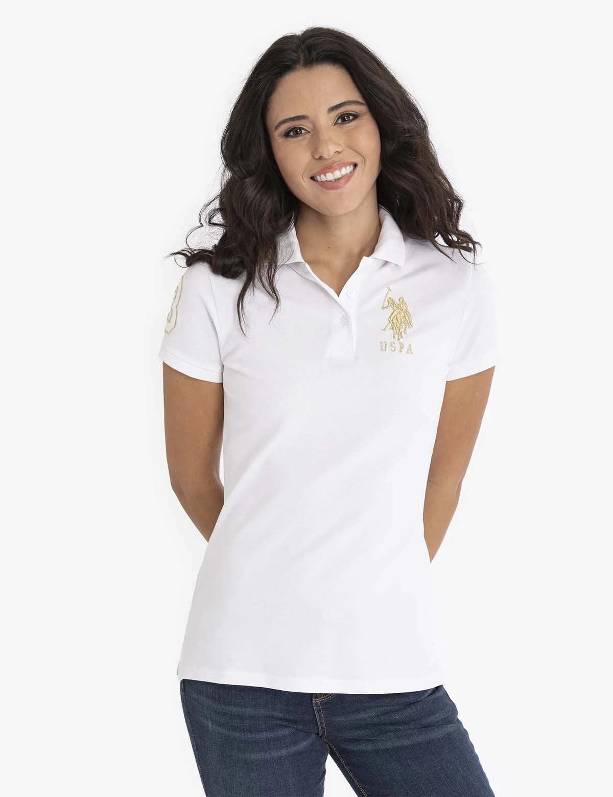 U.S. Polo Assn. USPA METALLIC PRINT POLO SHIRT 12 U.S. Polo Assn. USPA METALLIC PRINT POLO SHIRT - Image 12