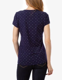 U.S. Polo Assn. DOT V-NECK T-SHIRT -Glimmera Cloth Shop 21497006 NVPK 10704