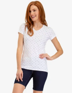 U.S. Polo Assn. DOT V-NECK T-SHIRT