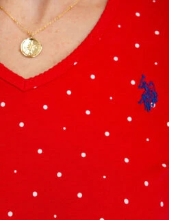 U.S. Polo Assn. DOT V-NECK T-SHIRT -Glimmera Cloth Shop 21497006 RCRD 3 b48d3e81 c6b8 42b8 b851 9dd74ca6411d