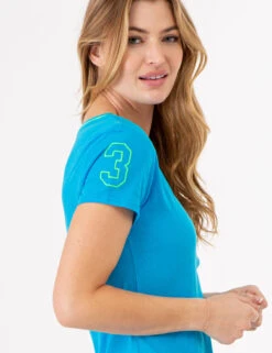 U.S. Polo Assn. NEON V-NECK T-SHIRT -Glimmera Cloth Shop 2149720H DTWB 77265