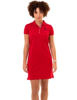 U.S. Polo Assn. TIPPED POLO DRESS
