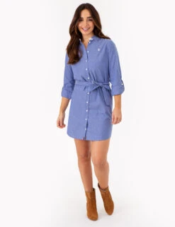 U.S. Polo Assn. SOLID OXFORD DRESS