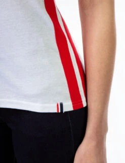 U.S. Polo Assn. COLORBLOCK V-NECK T-SHIRT -Glimmera Cloth Shop 2152130H OPWH 7021