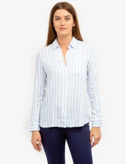 U.S. Polo Assn. LONG SLEEVE PRINTED WOVEN SHIRT -Glimmera Cloth Shop 215406EA OABL 65386