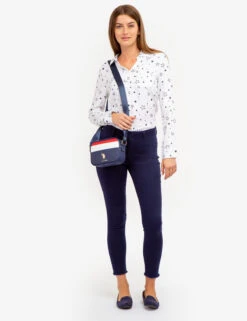 U.S. Polo Assn. LONG SLEEVE PRINTED WOVEN SHIRT -Glimmera Cloth Shop 215406EA WHNA 65320