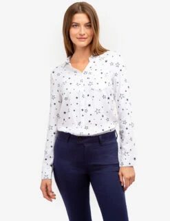 U.S. Polo Assn. LONG SLEEVE PRINTED WOVEN SHIRT -Glimmera Cloth Shop 215406EA WHNA 65324