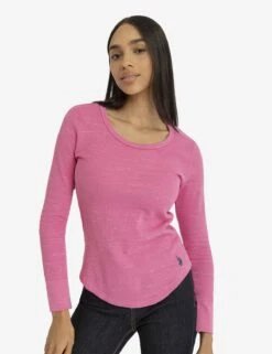 U.S. Polo Assn. LONG SLEEVE SPACE DYE THERMAL -Glimmera Cloth Shop 21543583 PKPZ 2943