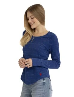 U.S. Polo Assn. LONG SLEEVE SPACE DYE THERMAL -Glimmera Cloth Shop 21543583 SLBU 2803